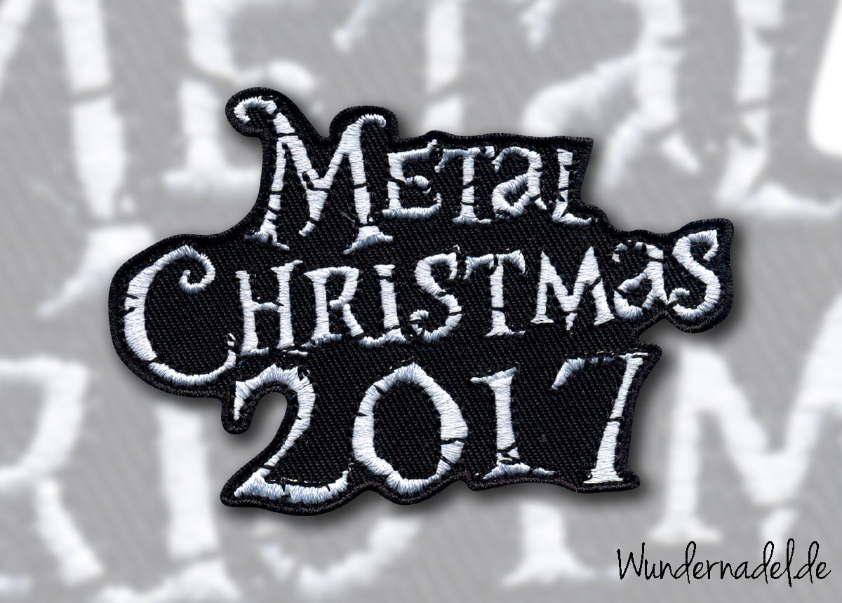 Metal Christmas 2017 Aufnäher