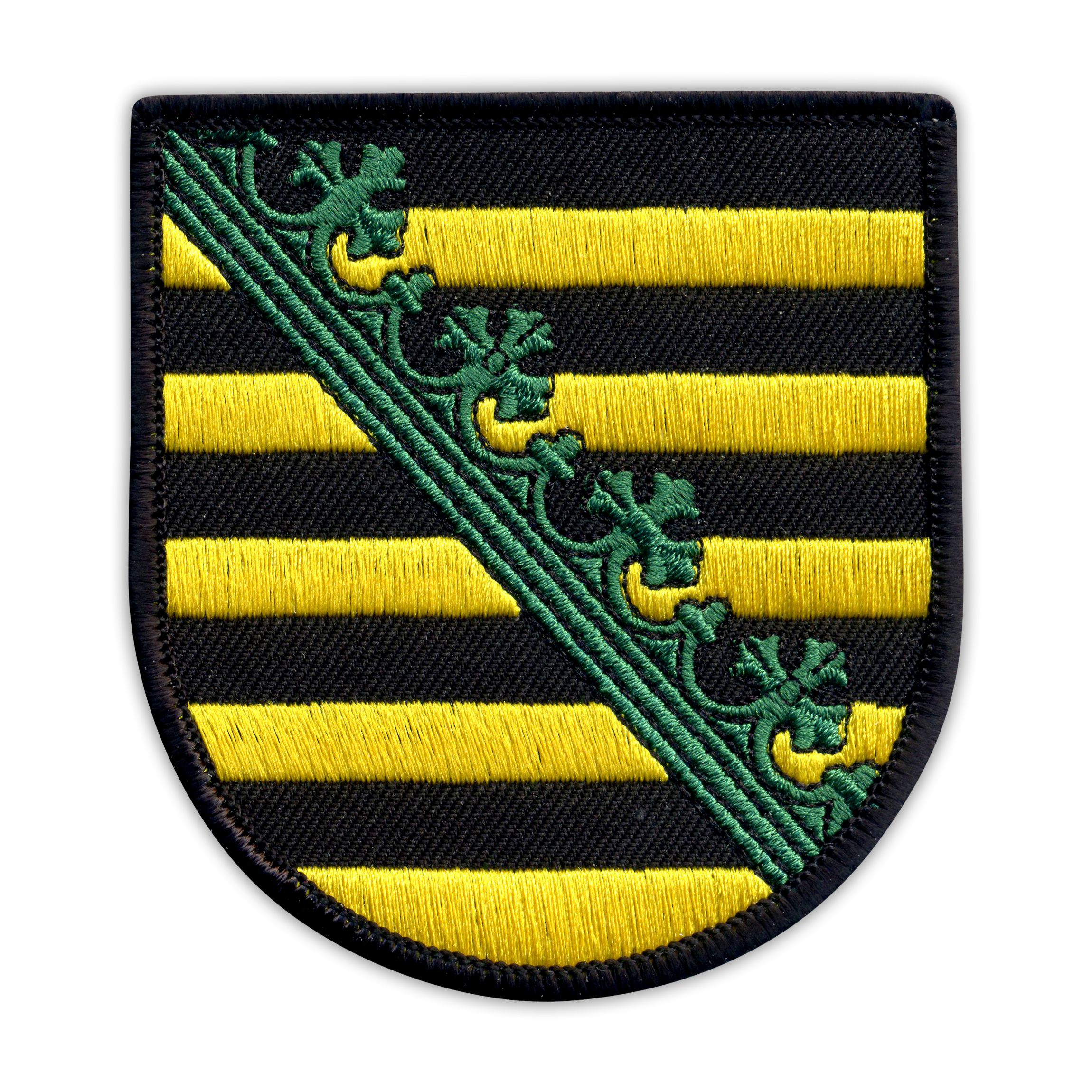 Sachsen – Wappen-Aufnäher von Sachsen